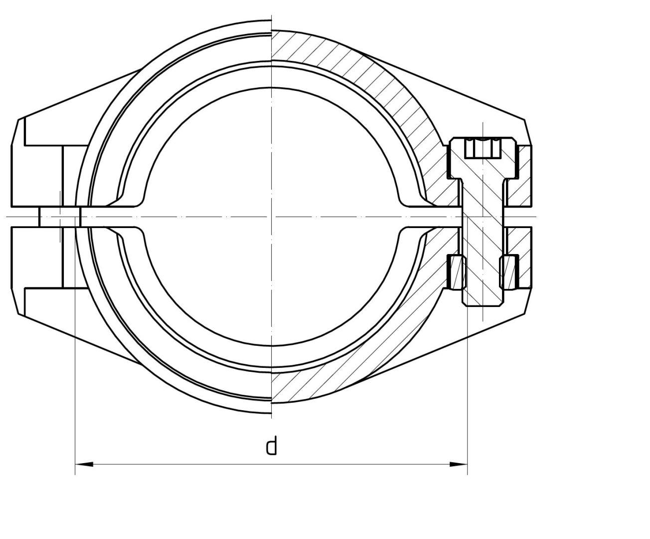Clamp mouting 113