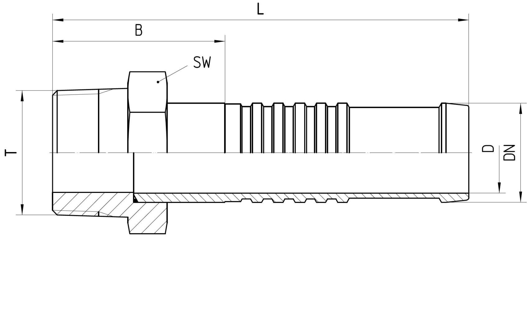 AGR conical straight