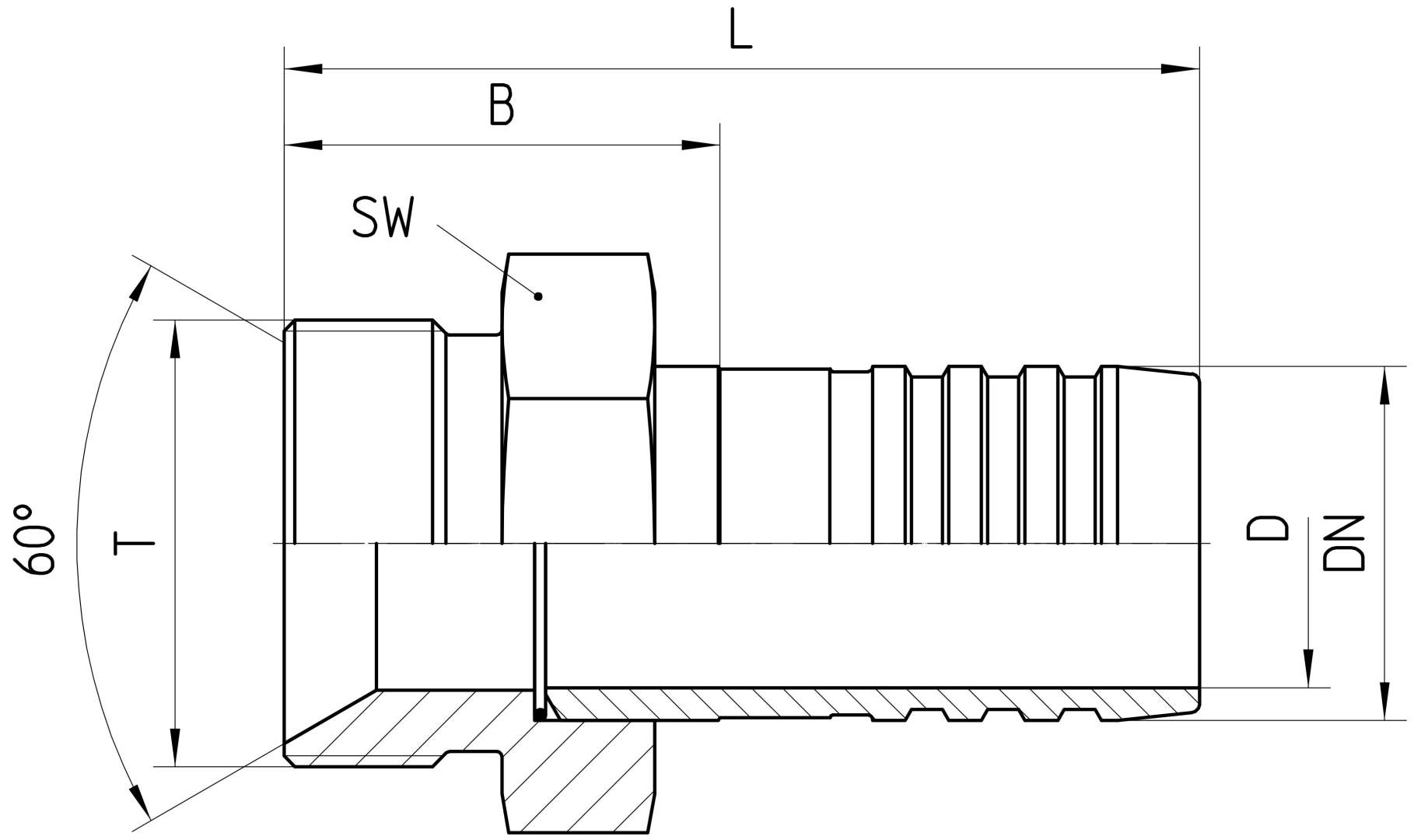  AGR cylindrical straight