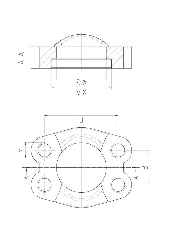 mating solid flange