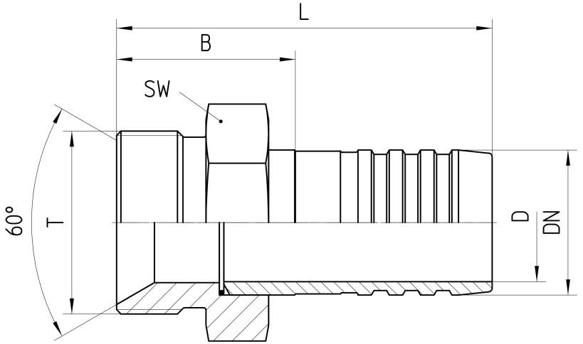  AGR cylindrical straight