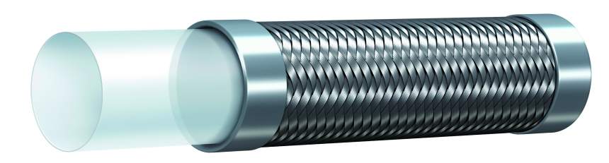 PTFE Hose with Nobel - steel netting