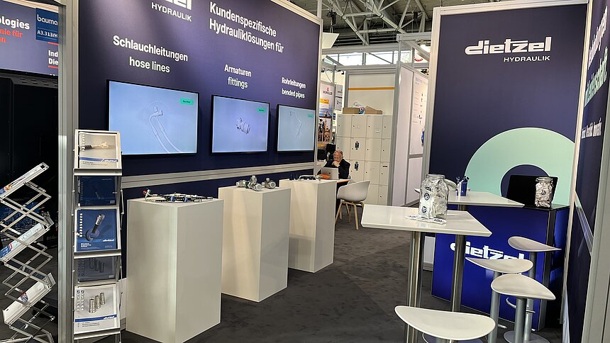 Dietzel Hydraulik Messe Stand