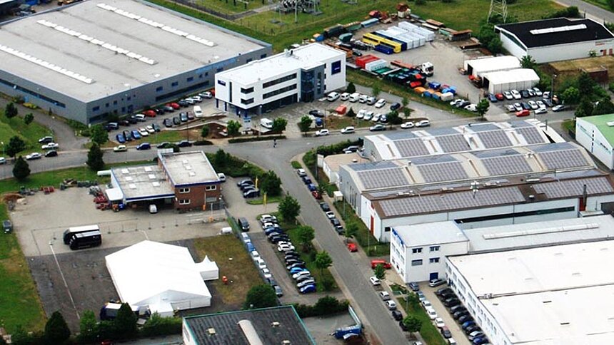 Drohnenaufnahme Dietzel Hydraulik Gebäude